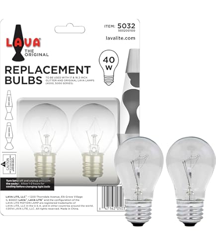 Amazon | ラバライト JAPAN専用電球 [25W/2個セット] 14.5インチ用